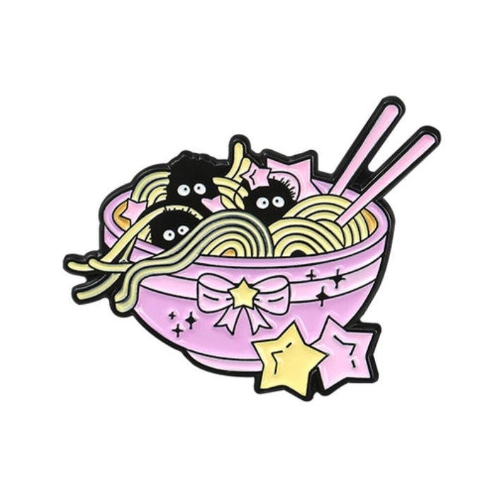 Susuwatari Soot Sprites In Ramen Enamel Pins - 190-1